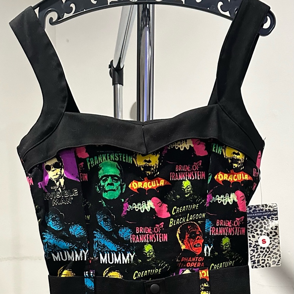 Rockabilly Monster Pencil Dress - New